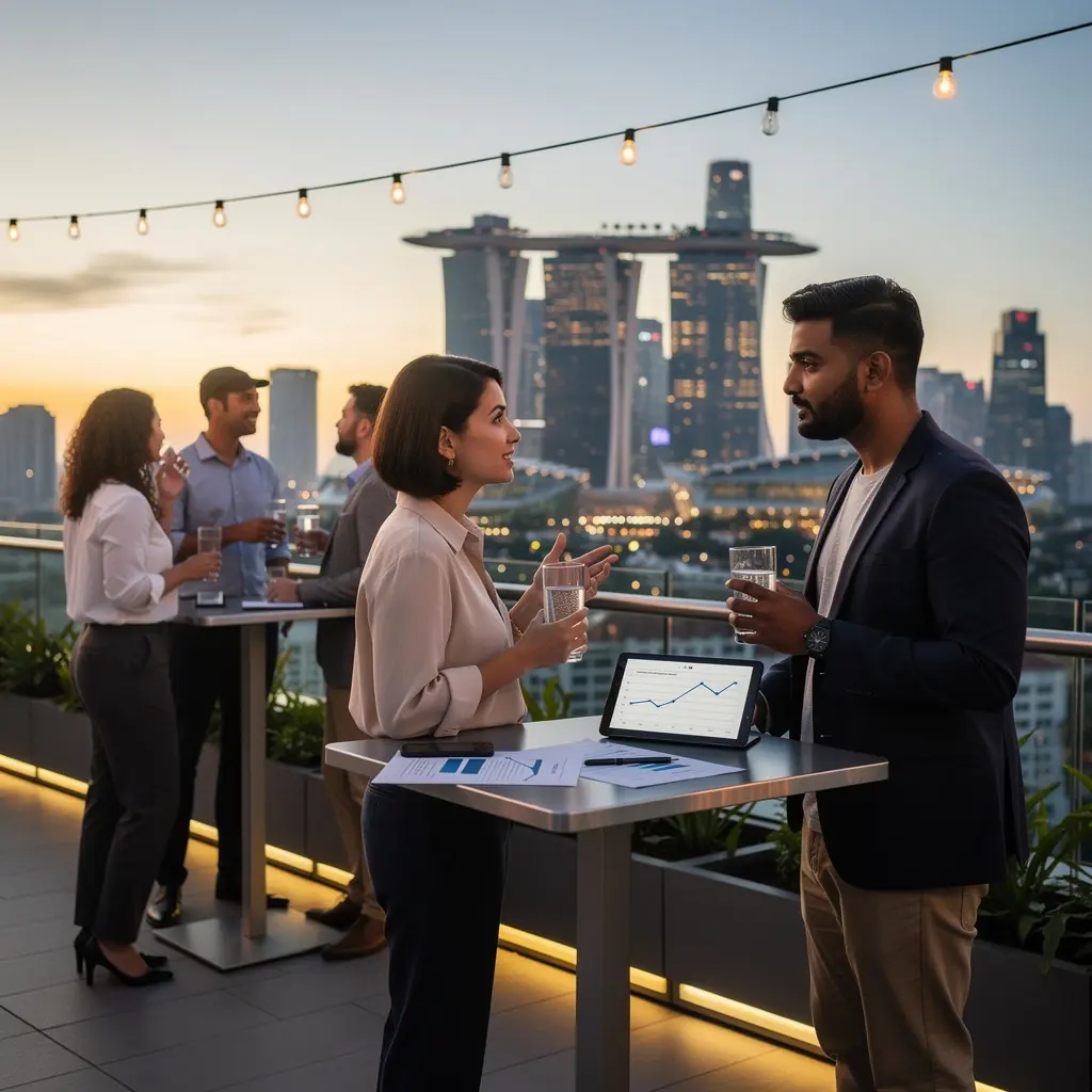 Modern office environment