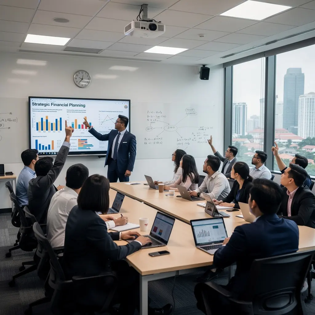 Professional team collaboration